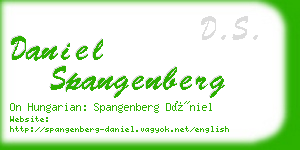daniel spangenberg business card
